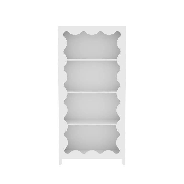 House of Happy Wiggle Bookshelf, White | Walmart (US)