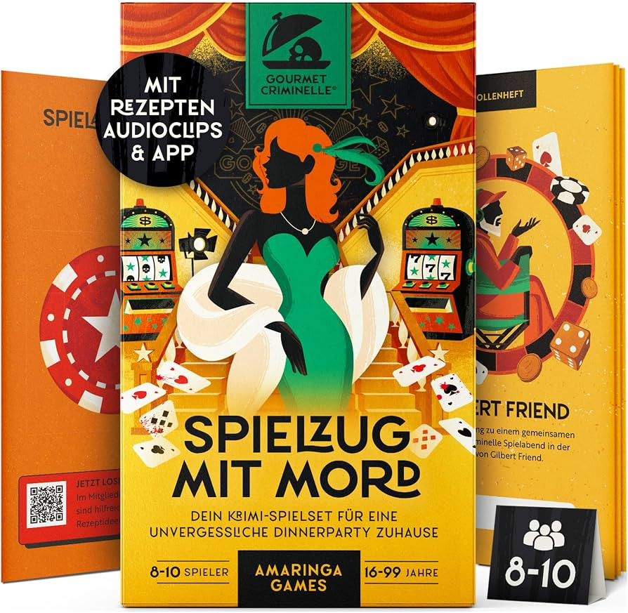 Gourmet Criminelle® Krimidinner für zuhause | 8 bis 10 Personen | Mysteriöser Mordfall für De... | Amazon (DE)
