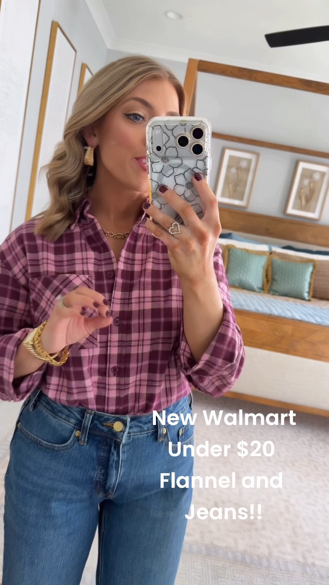 Plaid season, but make it CUTE! 💜 This new Walmart plaid button-down immediately caught my eye—the berry tones are so pretty for fall! I paired it with cropped wide leg jeans and coordinating flats for an easy casual outfit that still feels put together. This is exactly the kind of Walmart fashion find you can wear over and over all season! 🙌🏼

Walmart fashion | Walmart plaid shirt | plaid button down | Walmart jeans | cropped wide leg jeans | casual fall outfit | fall fashion finds | affordable women’s fashion | Walmart new arrivals

#WalmartFashion #WalmartFinds #WalmartStyle #WalmartNewArrivals #PlaidShirt #FallFashion #FallOutfitIdeas #CasualStyle #AffordableFashion

#LTKootd #LTKPetite