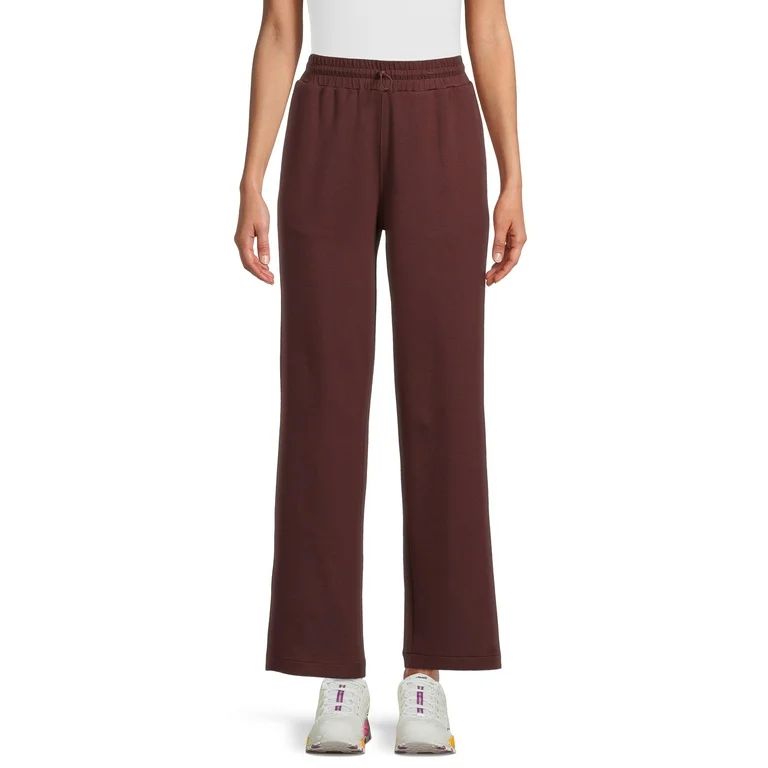 Avia Women’s Wide Leg Knit Pant with Drawstring, Sizes XS-XXXL | Walmart (US)