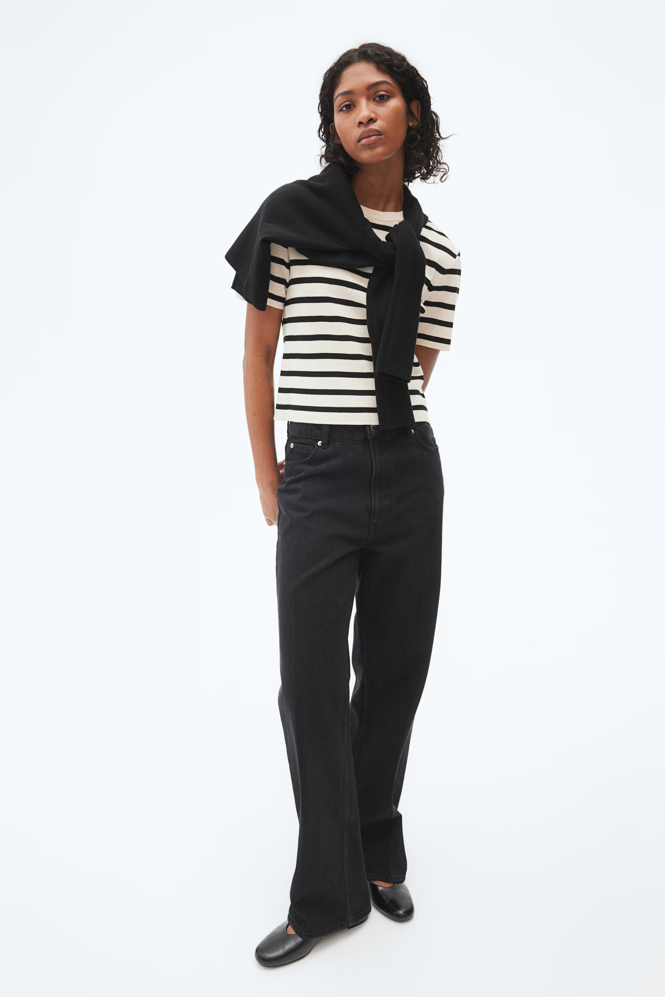 Fine-Knit T-Shirt | H&M (US + CA)