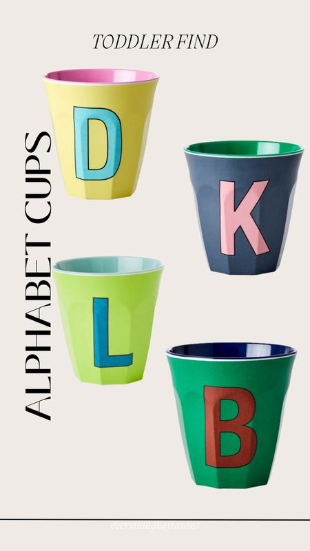 The perfect toddler find! These adorable aesthetically pleasing alphabet cups from Rice By Rice are the cutest addition to your toddlers kitchen collection! 


#LTKFindsUnder50 #LTKKids