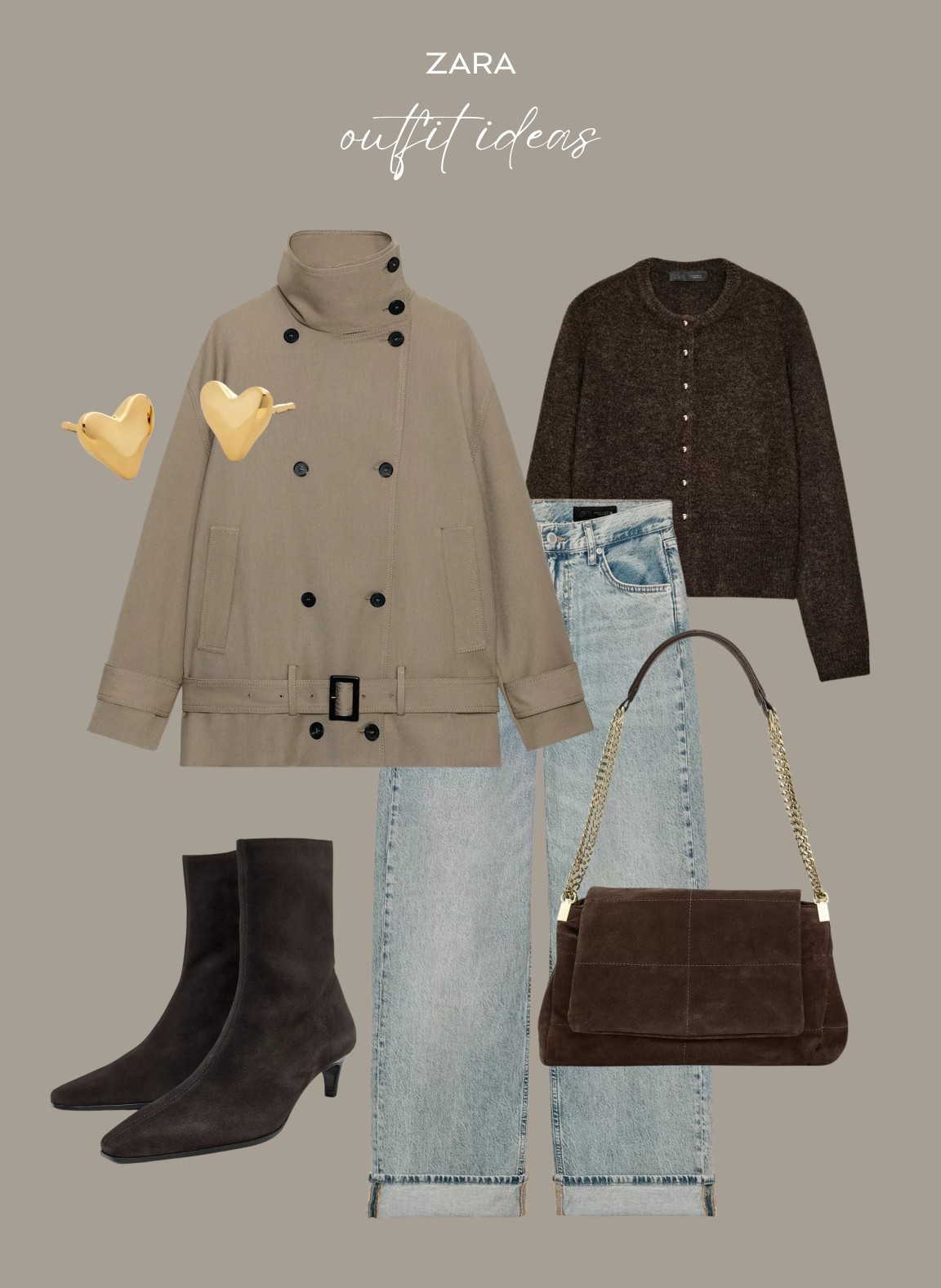 Transitional outfits from Zara 🤎 

#LTKuk #LTKspring