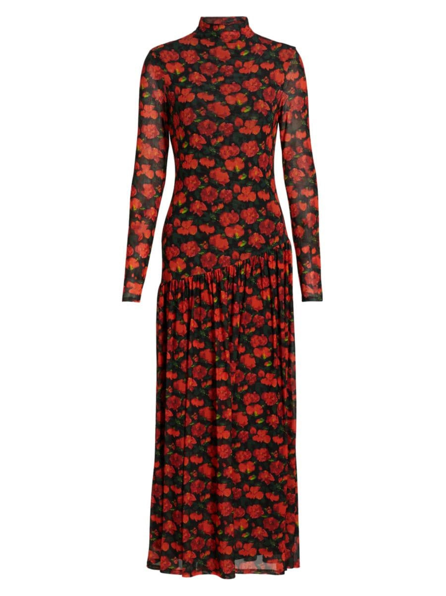 Mirabelle Mesh Maxi Dress | Saks Fifth Avenue