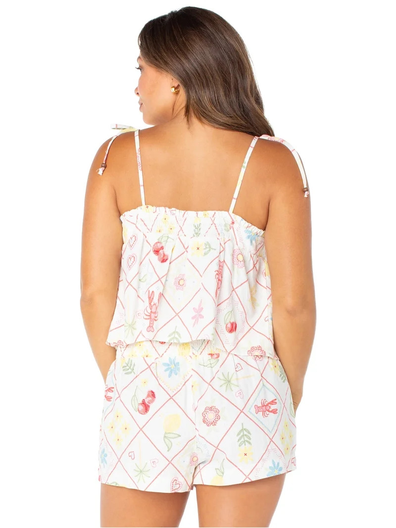 Celebrity Pink Women's Tie Strap Swing Top, Sizes XS-XXXL - Walmart.com | Walmart (US)