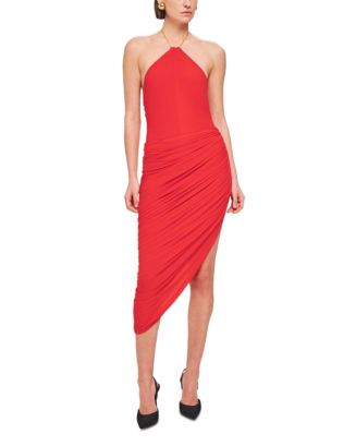 Ronny Kobo Cerva Halter Asymmetric Dress  | Bloomingdale's Women | Bloomingdale's (US)