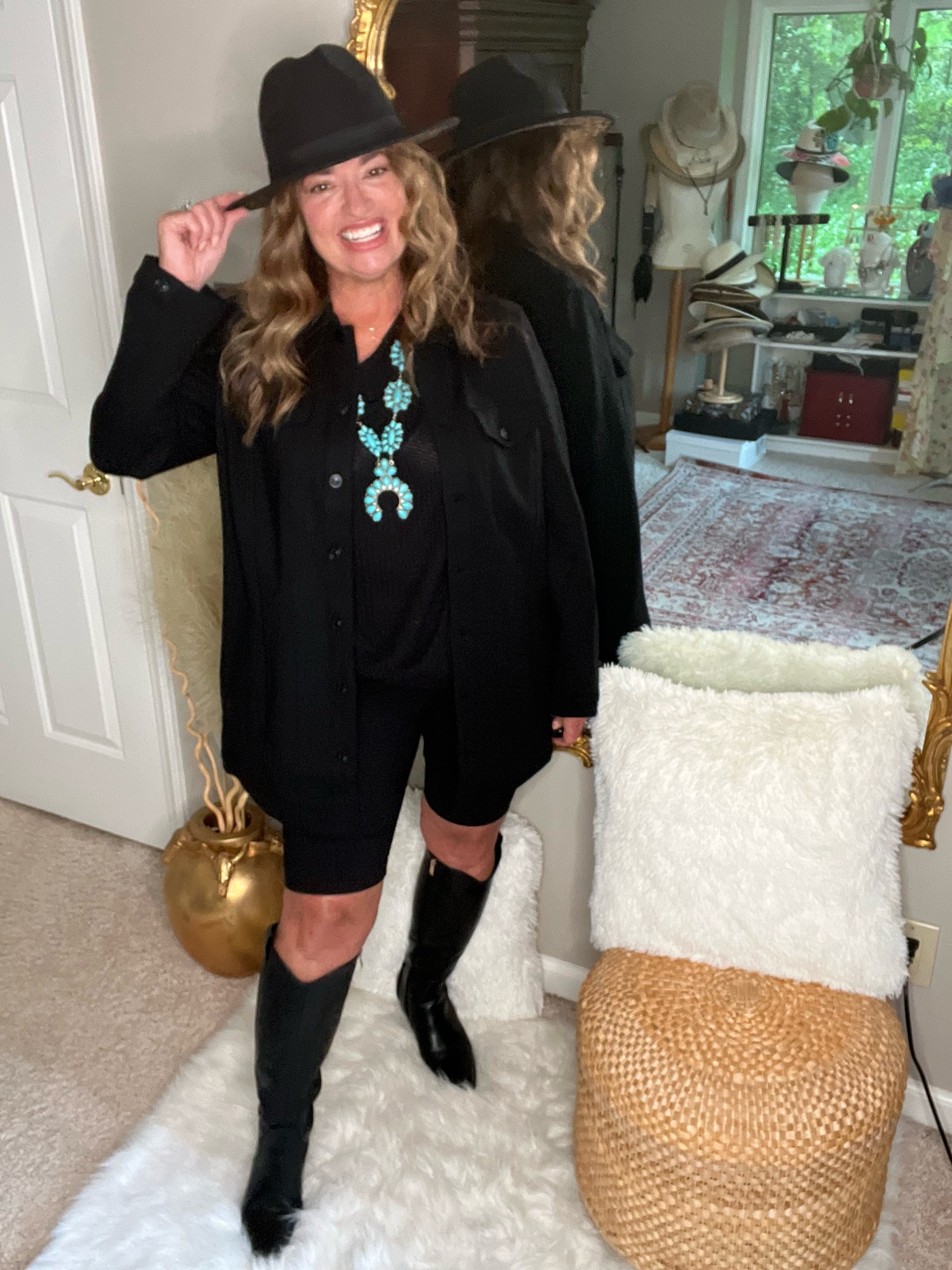 Elevating black Bermuda’s for Fall!
With a western twist!

#LTKstyletip #LTKSeasonal #LTKshoecrush