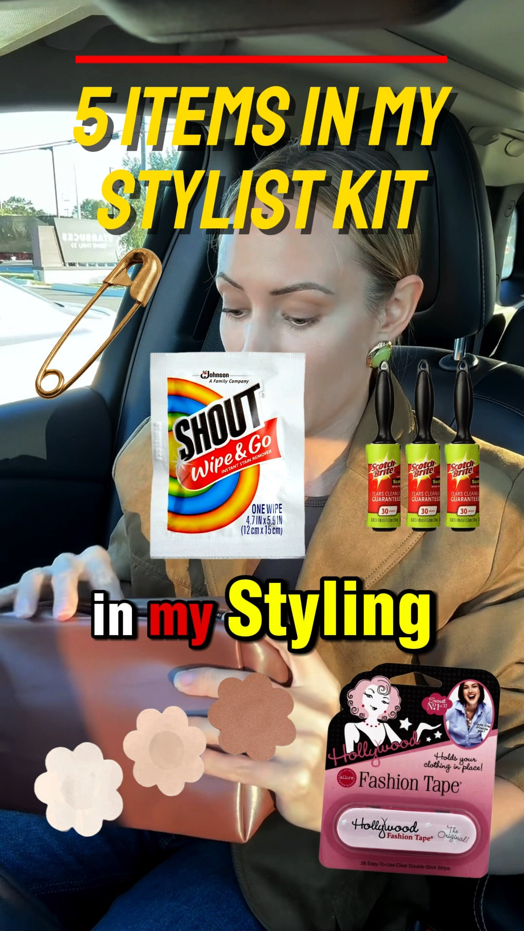 Part 1. Car Stylist Kit 

'Secret weapon' I keep in my car to tackle any Fashion emergencies 



#LTKItBag #LTKStyleTip #LTKFindsUnder50