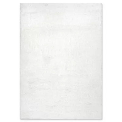 nuLOOM Gynel Cloudy Shag 4' x 6' Area Rug in White | Bed Bath & Beyond