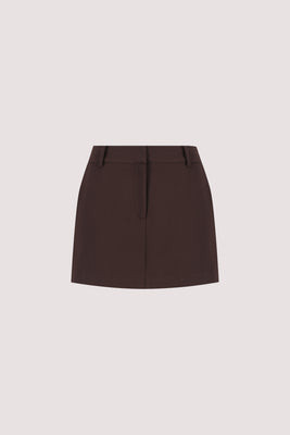 ELLE DARK CHOC SKORT | DISSH