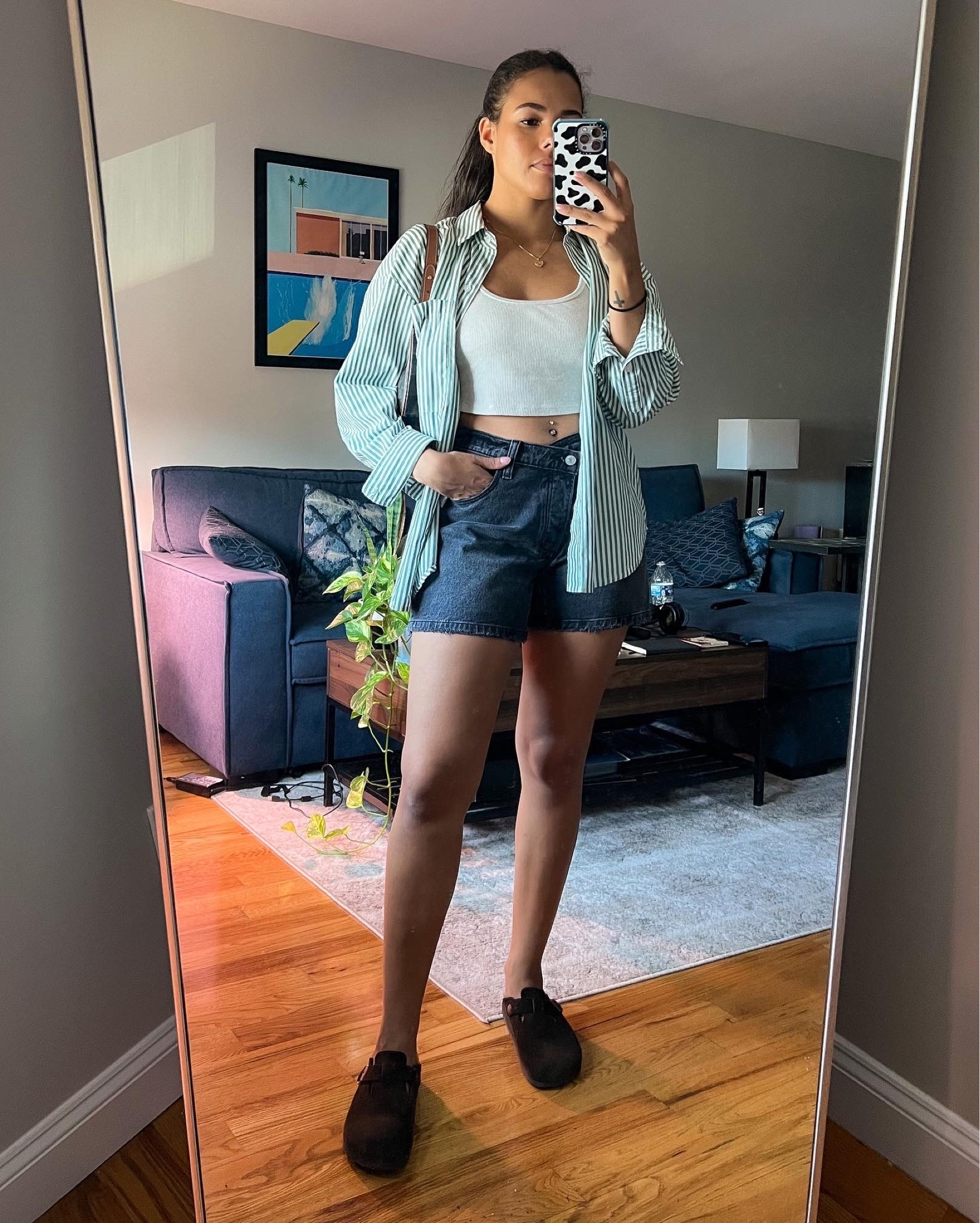 Oversized button down, striped button down, oversized shirt, cropped tank, white tank top, dad shorts, loose denim shorts, black denim shorts, jean shorts, end of summer outfits, transitional style, transitional outfits, Summer outfits, summer fashion, summer style, summer trends, casual summer style, casual summer fashion, neutral summer style, neutral summer outfits, neutral outfits, neutral style, classic style, european style, french style, parisian style, style guide, effortless style, minimalist style

#LTKstyletip #LTKSale #LTKSeasonal