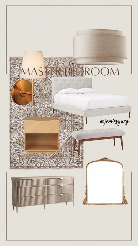 Modern mid-century master bedroom- on sale! 

#LTKhome #LTKstyletip #LTKsalealert