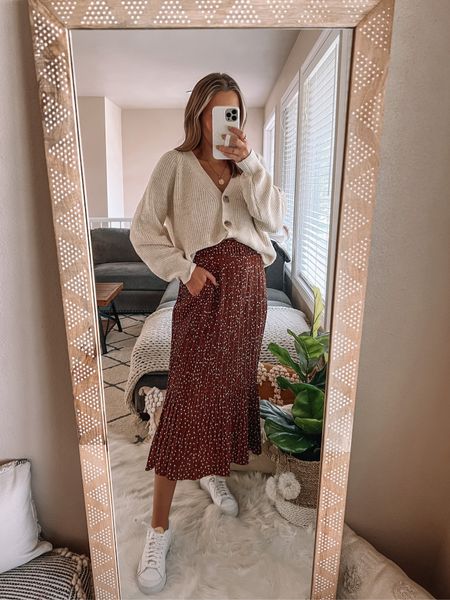 Amazon skirt✨ Wearing a small cardigan and small skirt 

#LTKstyletip