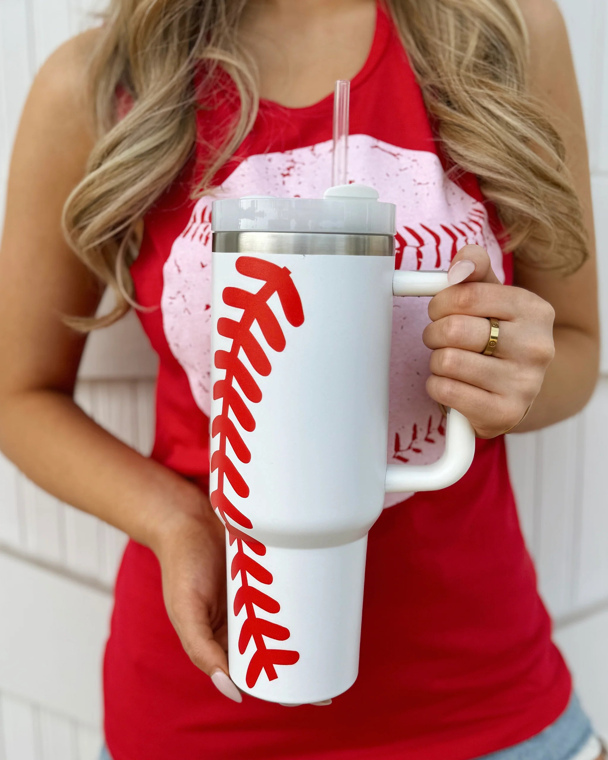 Unisex Baseball 40 Oz. Tumbler | Live Love Gameday®