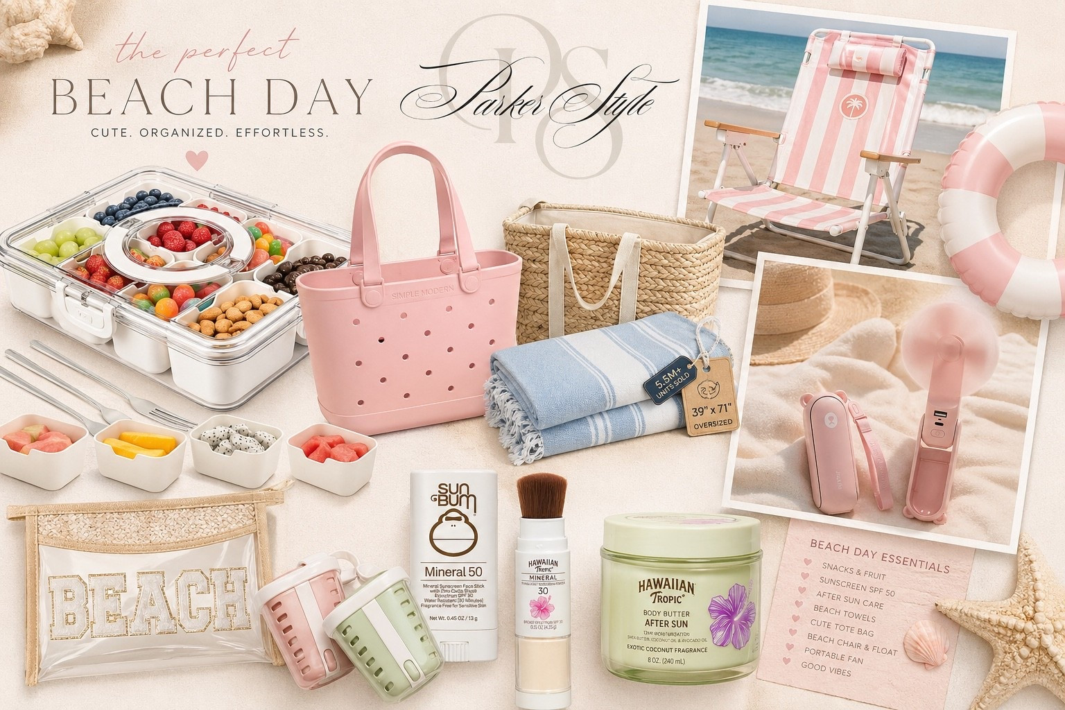 The perfect beach day… but make it cute, organized, and effortless 🤍
From snacks to sunscreen, I packed everything I actually use and yes, that snack box is a game changer 🙌



#amazonfinds #amazonhome #mother’s day #beachdayessentials #beachaesthetic

#LTKmomlife #LTKSwim #LTKMothersDay