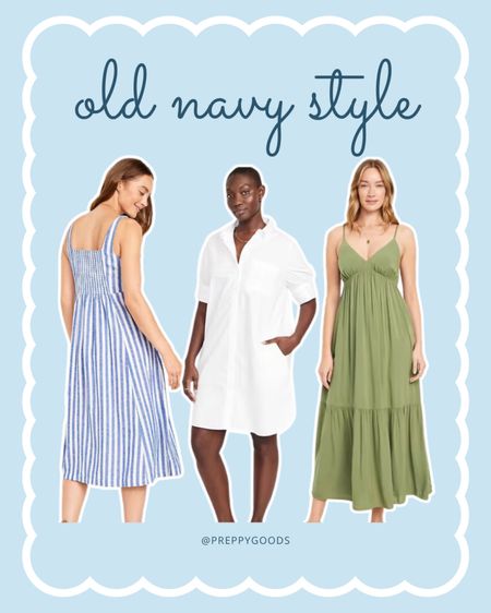 Old Navy dresses for summer! So many pretty pieces.

Summer Dresses | Casual Dress | Summer Dress | Old Navy Dress

#LTKFindsUnder50 #LTKStyleTip #LTKWorkwear