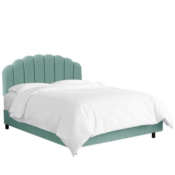 Emma Shell Velvet Bed - Skyline Furniture | Target