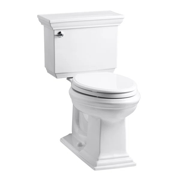 K-3819-0 Memoirs Stately Comfort Height Two-Piece Elongated 1.6 GPF Toilet with Aquapiston Flush ... | Wayfair North America