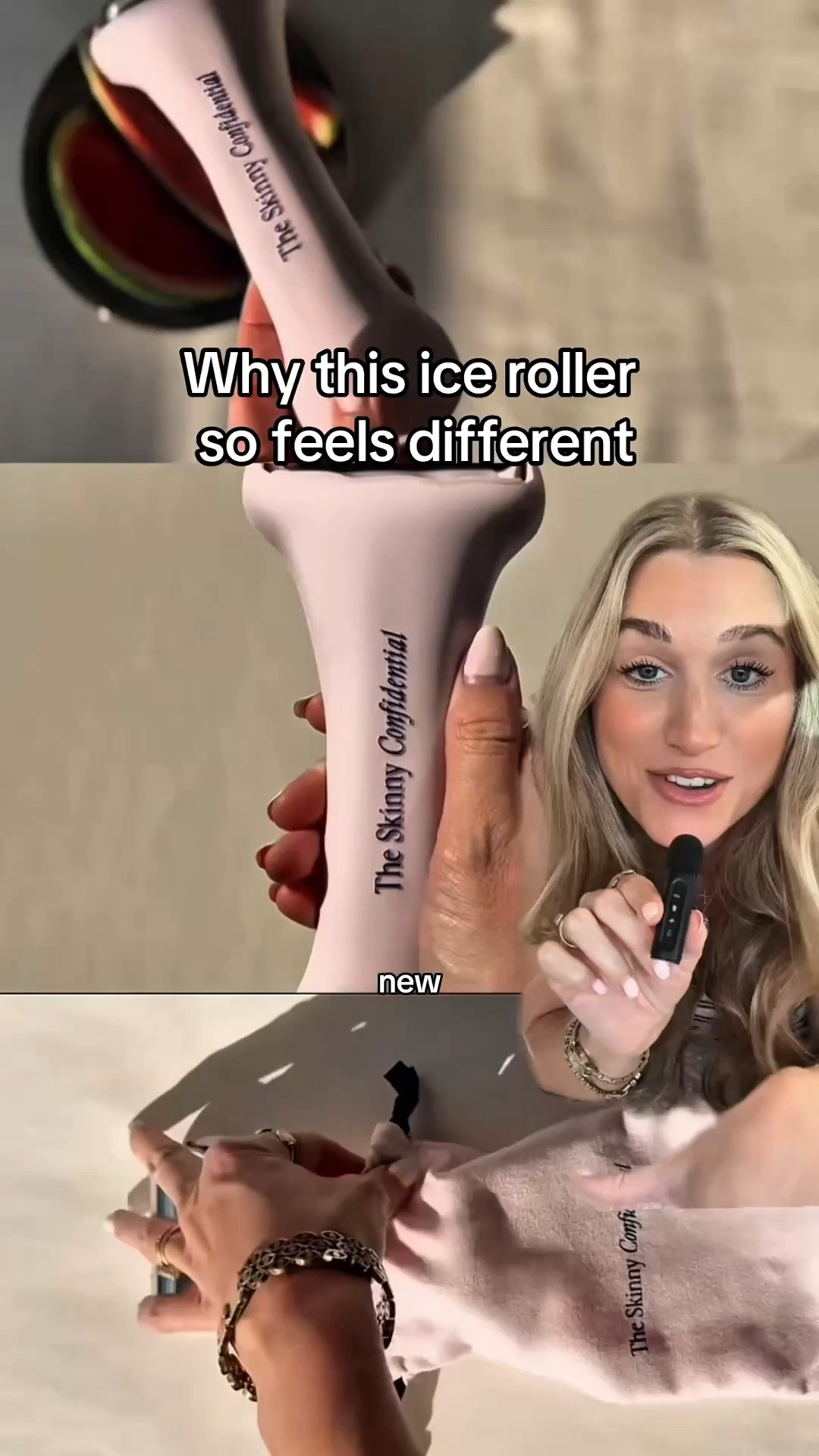 How is this ice roller different? 

• The dust bag to protect it from bacteria in the freezer
• New muted neutral colour
• Larger surface area than the mini-travel one
• Aluminium roller so it gets colder than competitors!

#thatgirlroutine #wellness #morningroutine #selfcare #tscpartner 

#LTKmorningroutine #LTKBeauty #LTKselfcare