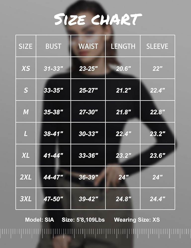 PUMIEY Women's Long Sleeve T Shirts Crew Neck Slim Fit Tops Sexy Basic Tee Smoke Cloud Pro Collec... | Amazon (CA)