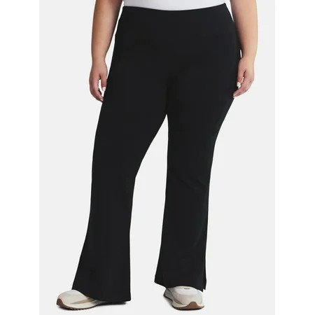 Terra & Sky Women s Plus Size Flare Legging Sizes 0X-4X | Walmart (US)