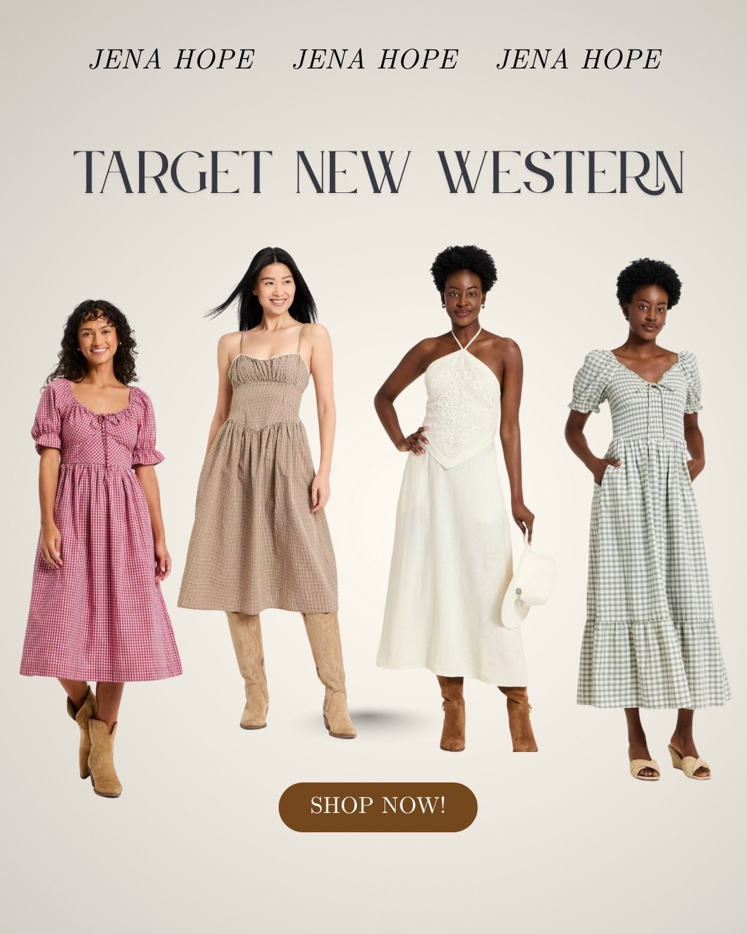 New in at Target! I love the western theme! 

Western dresses, cowgirl dresses, spring dresses 

#LTKSeasonal #LTKSaleAlert #LTKootd