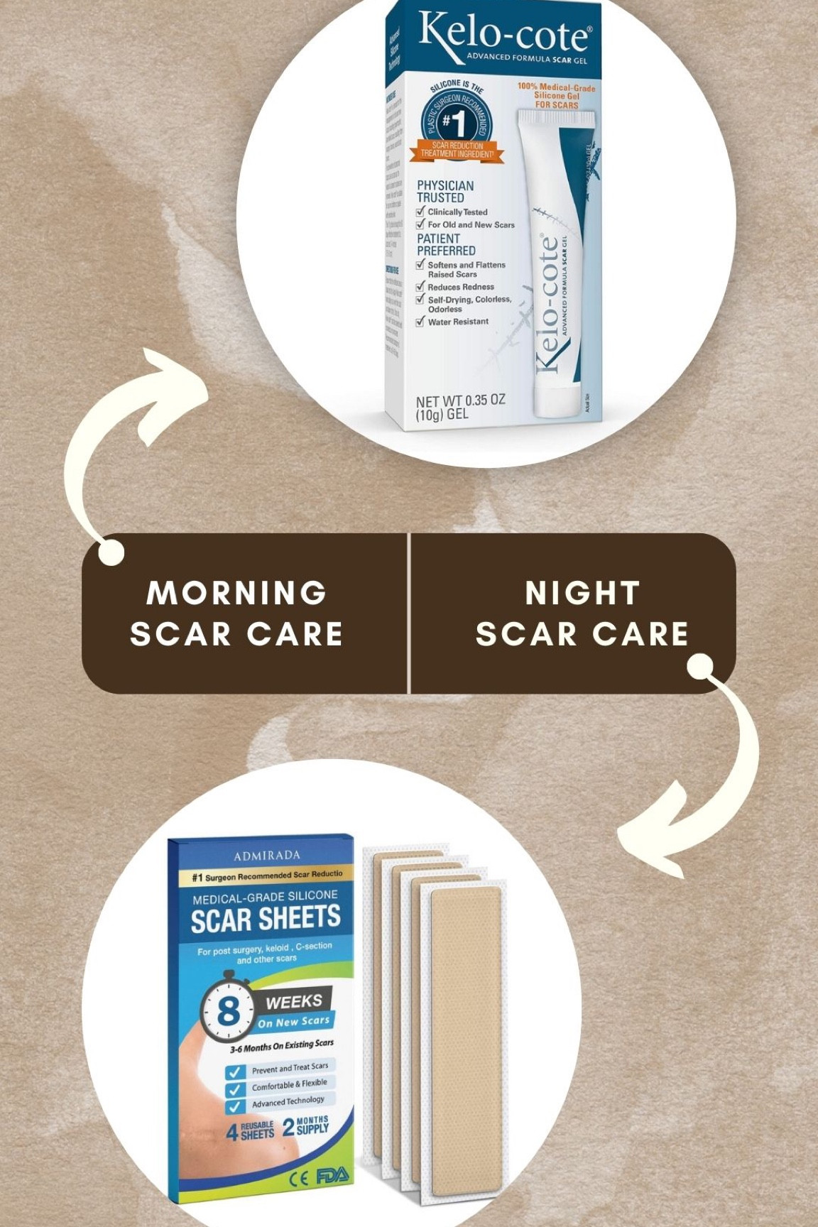 My favorite scar care items to reduce the appearance of my knee scars following ACL surgery. 

#LTKunder50 #LTKFind #LTKFitness