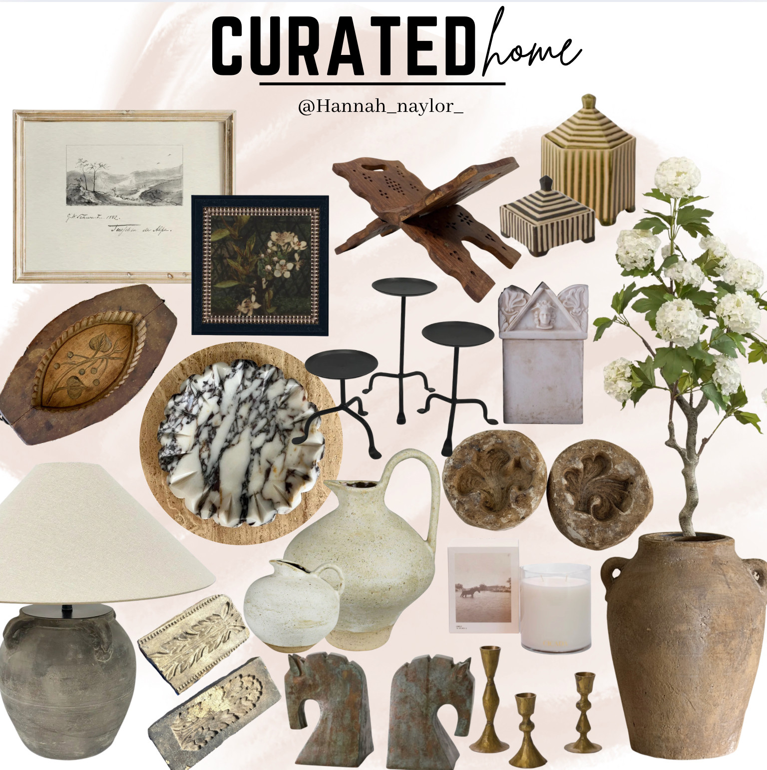 New & old curated home finds! #curated #home #homedecor #vintage  

 #LTKU #LTKHome #LTKFindsUnder50