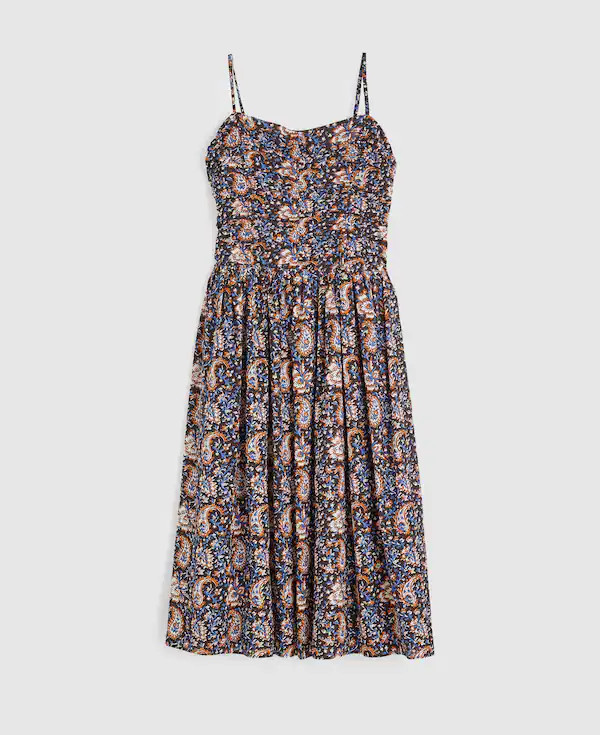 Ruched Midi Dress | Madewell