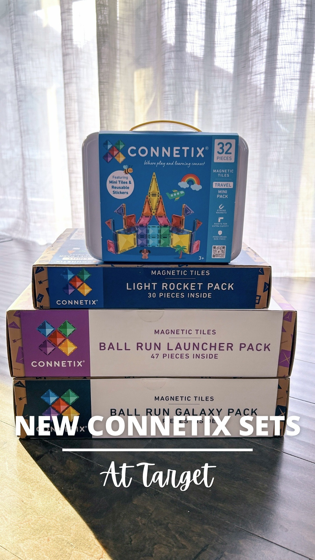 🎯 4 NEW CONNETIX packs have landed at Target!

We took the kids to check them out and couldn’t wait to start building! 🤩 From travel-ready play and light-up builds to launching balls and creating epic ball runs, there are so many new ways to play.

✨ Travel Mini Pack
🚀 Light Rocket Pack
🏁 Ball Run Launcher Pack
🌌 Ball Run Galaxy Pack

Which one would your kids pick first? ❤️

And here’s the fun part! 🎉 Grab one of the new CONNETIX Premium Magnetic Tile packs from your local Target, snap a photo or video with your new pack (or your favorite build!), tag me, @CONNETIX_tiles and @Target, and use #GotMyCONNETIX for your chance to WIN a CONNETIX prize pack! 🏆

Find the new range in Target stores now or shop online at Target.com. 🎯

#GotMyCONNETIX #CONNETIX #CONNETIXTiles #CONNETIXUniverse

#LTKKids #LTKmomlife