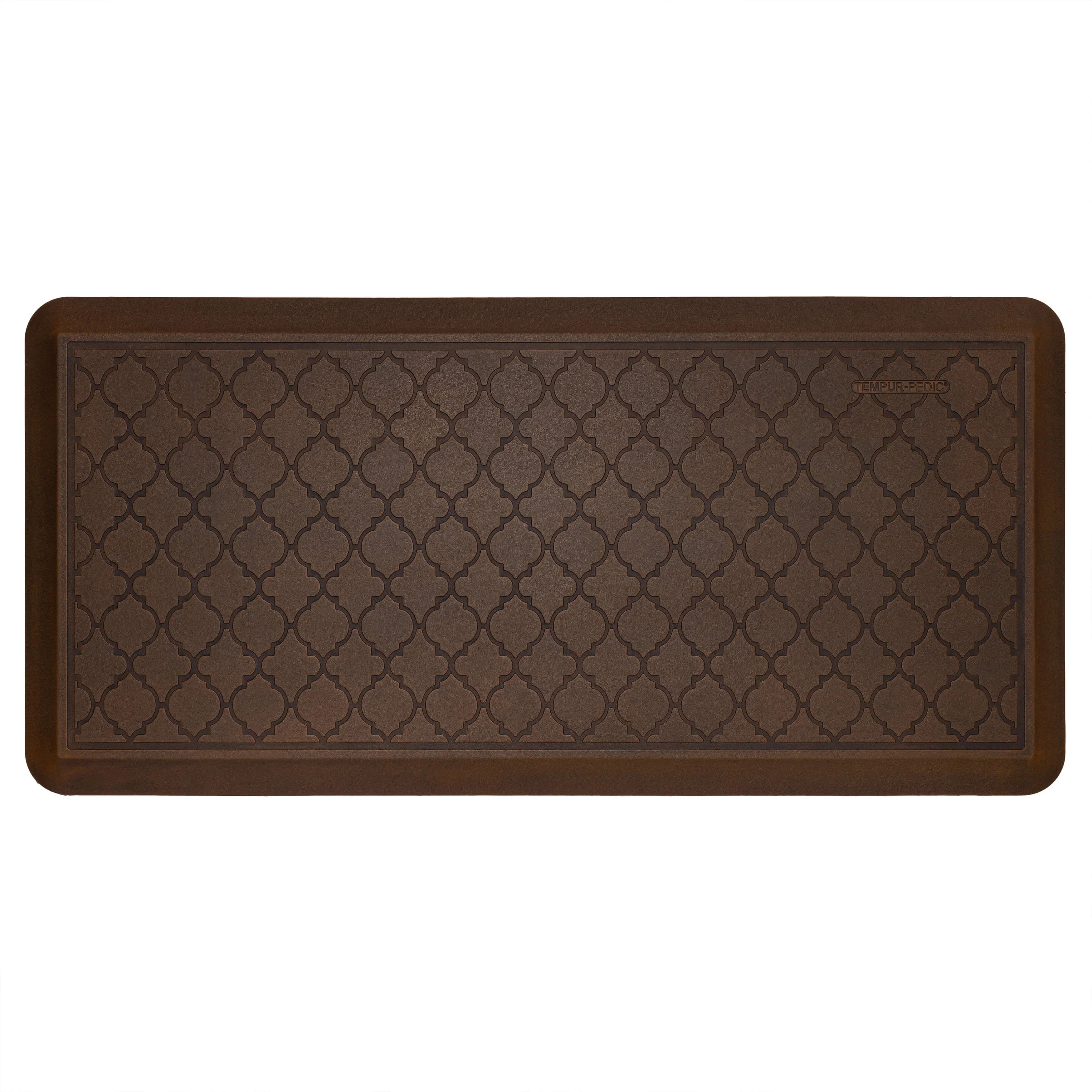 Tempur-Pedic Ultra Comfort Lattice Copper 1' 8" X 3' 6" Kitchen Mat | Covered By Rugs
