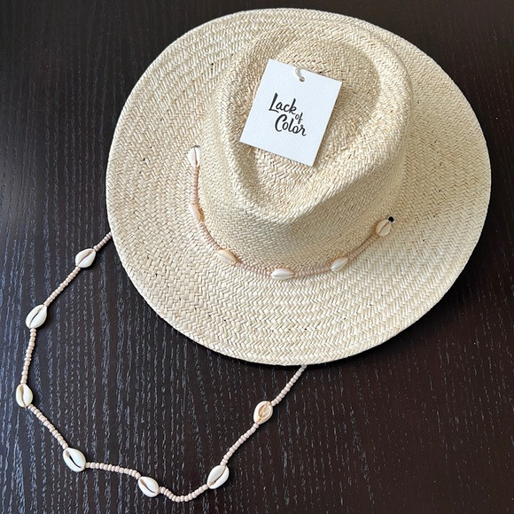 Lack of Color Seashell Fedora *size XL* Worn once! | Poshmark