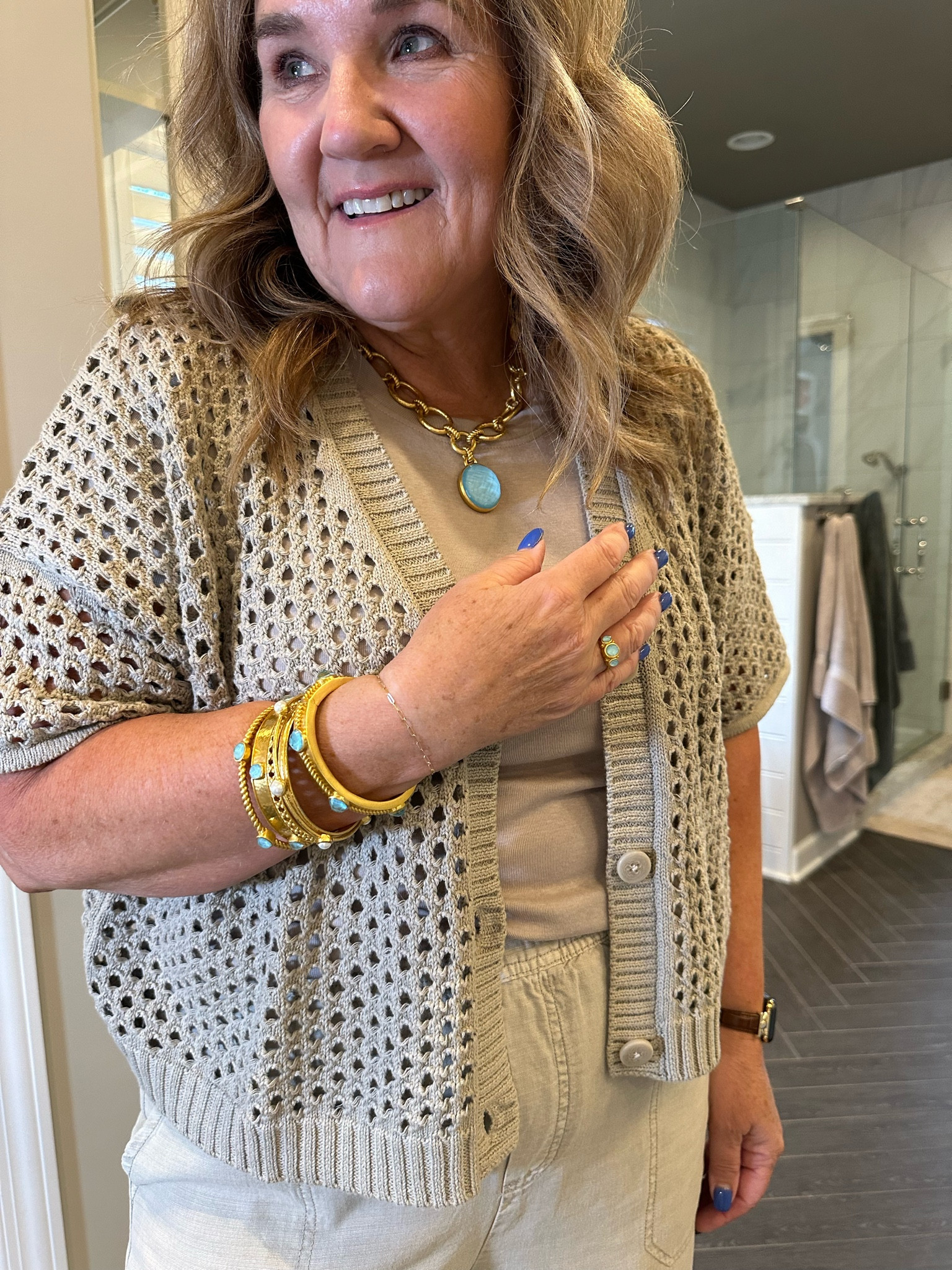 I love this brand! 

This sweater is on sale! Runs roomy. I wear a large in splendid. 

20% off code at splendid NANETTESP24

#LTKMidsize #LTKSaleAlert #LTKOver40