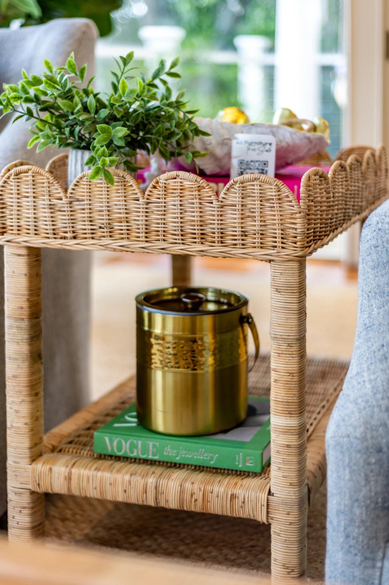 Scalloped Side Table | Auden & Avery