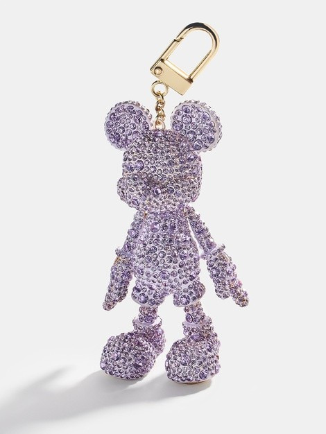 Mickey Mouse Disney Bag Charm: Purple Crystal | BaubleBar (US)
