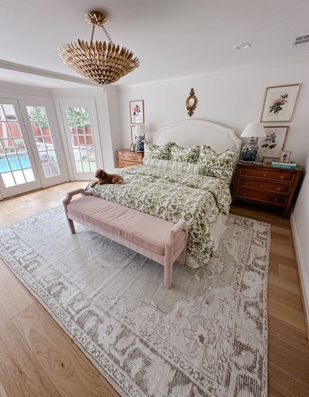The perfect addition to our bedroom was this gorgeous rug created by my friend @ourpnw_home with @suryasocial ! This beautiful rug has beautiful feminine touches with its floral design & has a soft sage/mint undertone! #SuryaSpaces #OurPNWHomexSurya 

#LTKhome