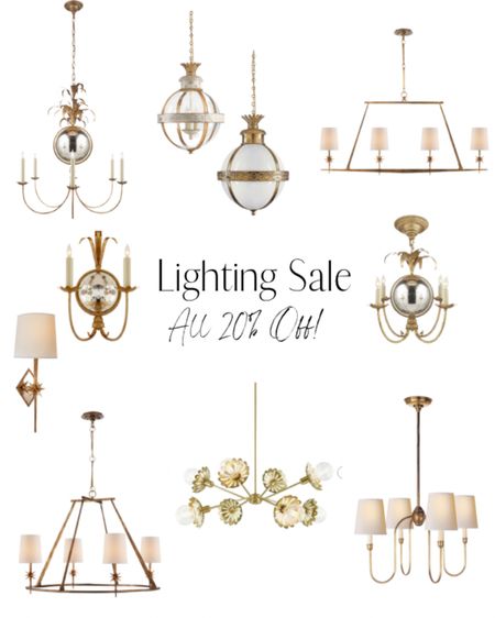 Now is a great time to purchase new light fixtures if you’re in the market. All these are 20% and I’m eyeing a few of them for some fixtures I’ve been wanting to change!  
