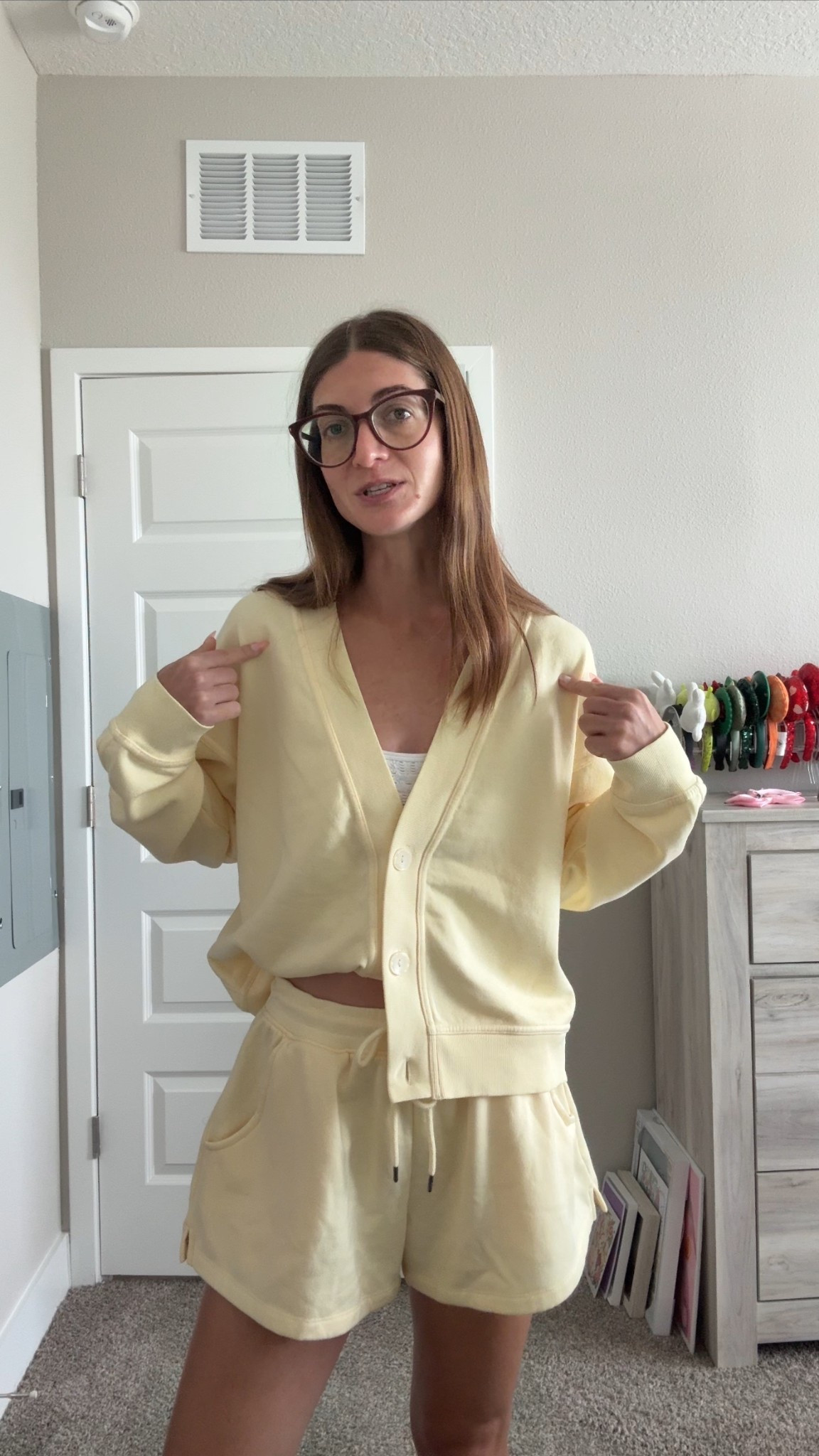 Butter yellow set from @Target 🎯🧈🍋 

Lounge set, matching set, summer style, spring fashion, target finds, target fashion, shorts, cardigan 

#LTKSpringSale #LTKootd #LTKvlog