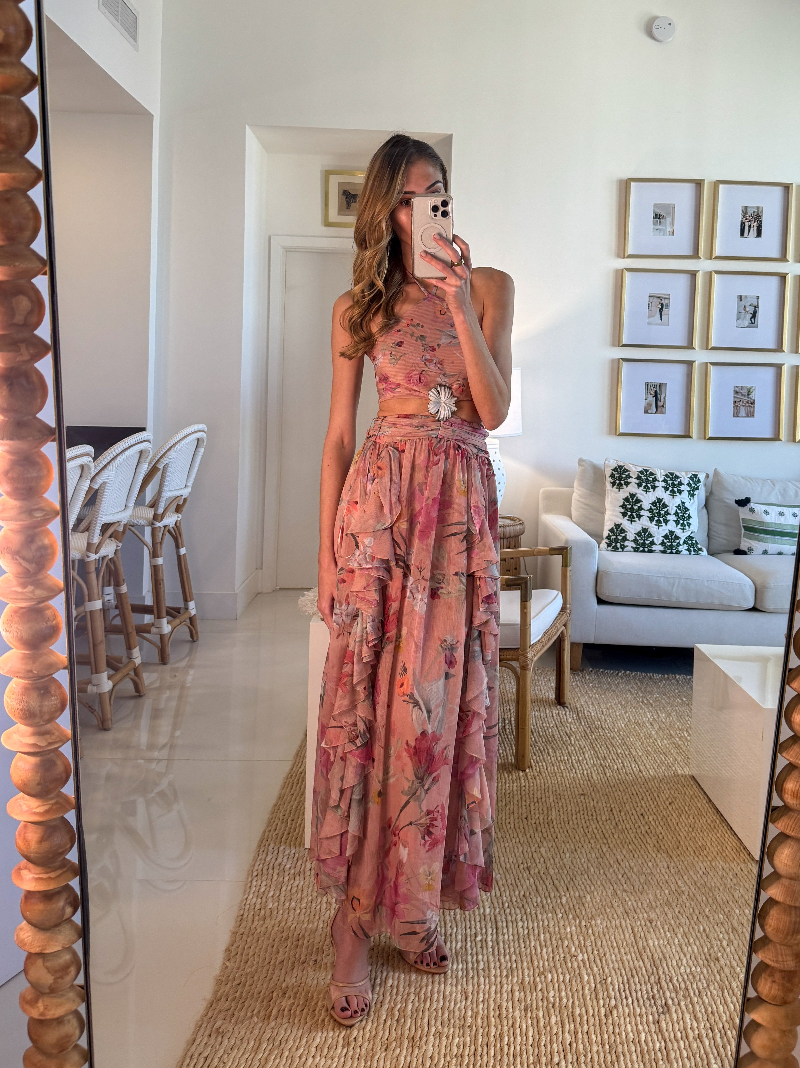 PatBO Lily Flower Maxi Dress. 💫 Wearing a size S. I'm 5'10" for reference. Tags: patbo lily flower maxi dress, patbo lily floral maxi dress, patbo dress dupe, patbo dress dupes, patbo pink dress dupe, patbo floral dress dupe, patbo pink floral maxi dress, pink floral maxi dress, blush floral maxi dress, pink ruffle maxi dress, blush ruffle maxi dress, floral ruffle maxi dress, halter maxi dress, pink halter maxi dress, cut out maxi dress, pink cut out maxi dress, floral wedding guest dress, pink wedding guest dress, blush wedding guest dress, floral formal dress, pink formal dress, beach wedding guest dress, garden party dress, garden party maxi dress, summer wedding guest dress, spring wedding guest dress, vacation maxi dress, resort maxi dress, pink maxi dress, floral maxi dress