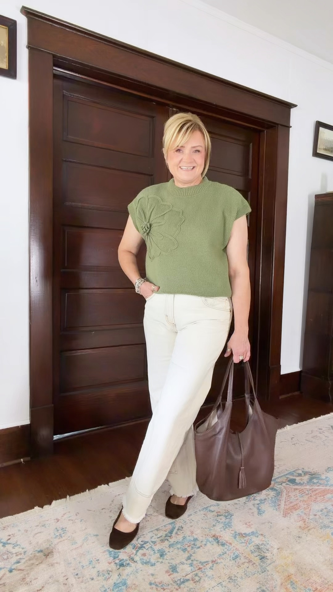 OOTD all leather bag under $70

#LTKootd