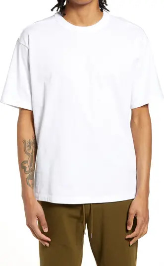 Solid Cotton Crewneck T-Shirt | Nordstrom