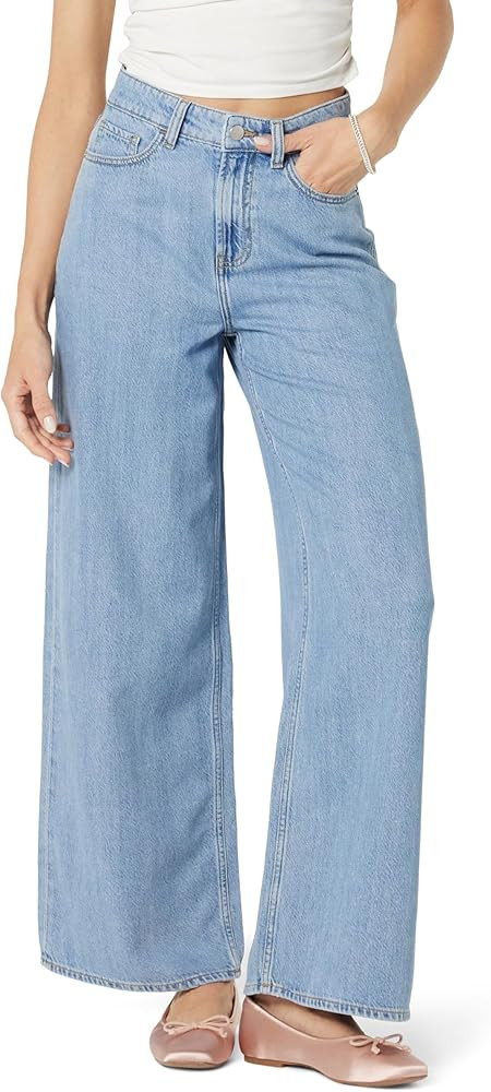 The Drop Women's Alba Wide-Leg Relaxed Denim | Amazon (US)