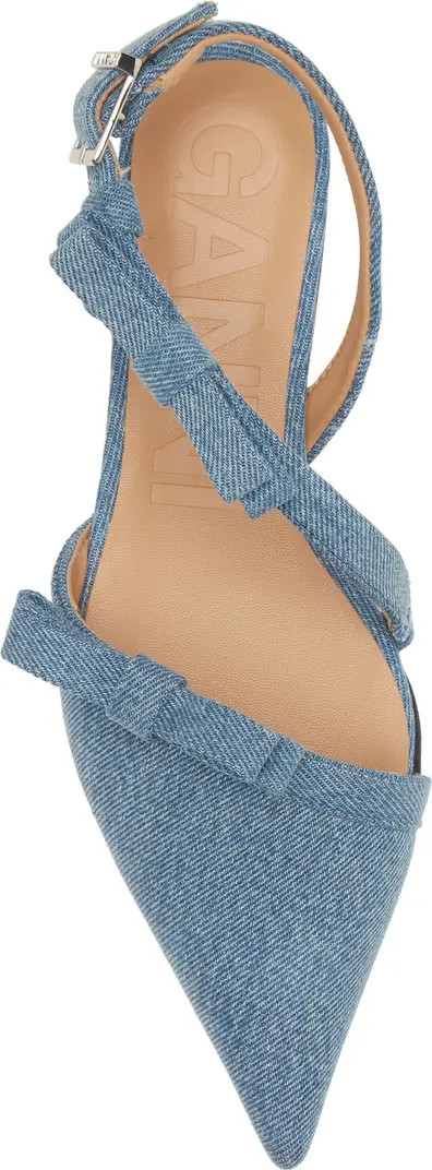 Bow Pointy Toe Slingback Flat (Women) | Nordstrom