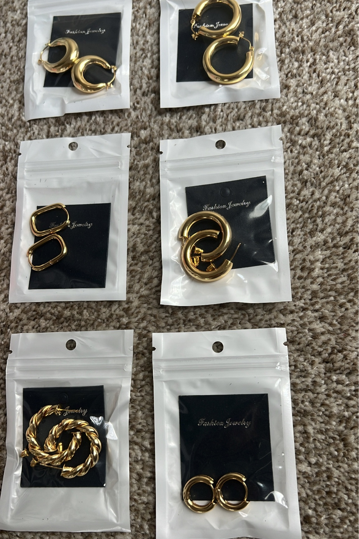 6 pack of gold chunky trendy earrings Also comes in silver, doesnt tarnish

#LTKGiftGuide #LTKbeauty #LTKstyletip