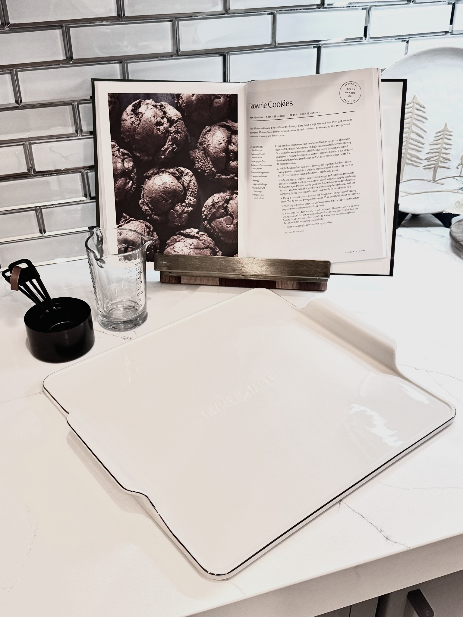 The elevated bakeware piece your kitchen has been missing. Crafted with a beautifully ribbed white ceramic design and sturdy side handles, this baking stone brings even heat distribution for perfectly baked breads, crispy cookies, roasted veggies, and savory sheet pan meals. The 15-inch square shape is ideal for everyday baking or entertaining, and the easy-clean ceramic surface makes cleanup simple after all your holiday treats and New Year creations.

Whether you’re baking cinnamon rolls for brunch, roasting winter vegetables, or prepping cookies for gifting, this statement-making baking stone adds function and style to your countertop. Its neutral white tone pairs seamlessly with farmhouse, modern, and minimalist kitchens. Making it as giftable as it is practical.

Thyme & Table ceramic baking stone • 15-inch square baking stone with handles • white ribbed ceramic bakeware • premium baking stone sheet pan • even heat distribution bake stone • easy clean ceramic baking stone • neutral kitchen cookware • gifting bakeware kitchen • daily baking sheet stone

#ThymeAndTable #CeramicBakingStone #15InchBakingStone #WhiteRibbedKitchen
#BakingEssentials #KitchenTools #HomeBaking #SheetPanBaking
#ModernFarmhouse #NeutralKitchenDecor #KitchenStyle #BakingInspiration
#CozyKitchenVibes #KitchenGoals #HolidayBaking #NewYearKitchen
#LTKHome #LTKKitchen #LTKFinds #CookwareLove



#LTKfoodie #LTKHome #LTKFindsUnder50