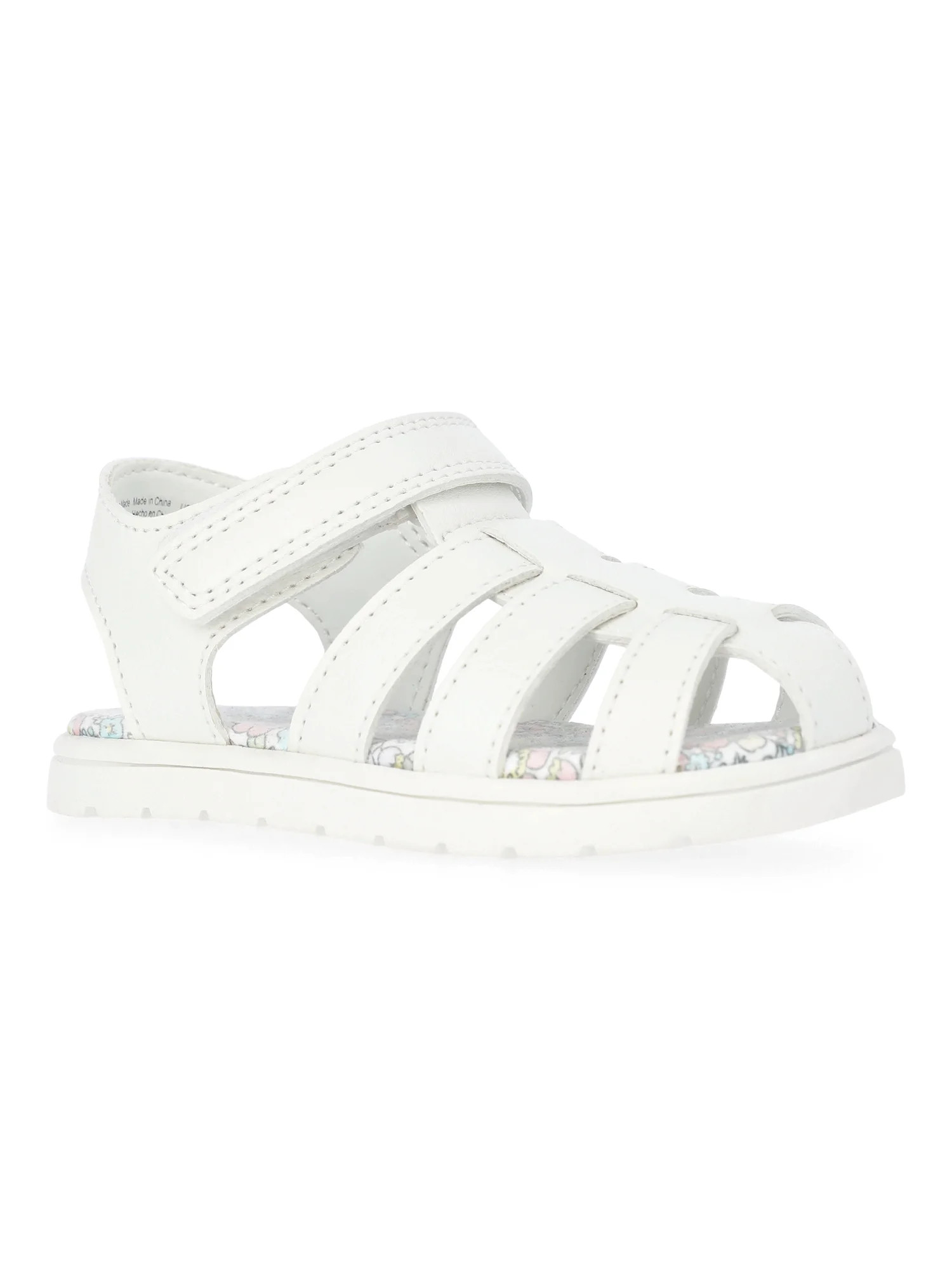 Wonder Nation Todder and Baby Girls Fisherman Sandals | Walmart (US)