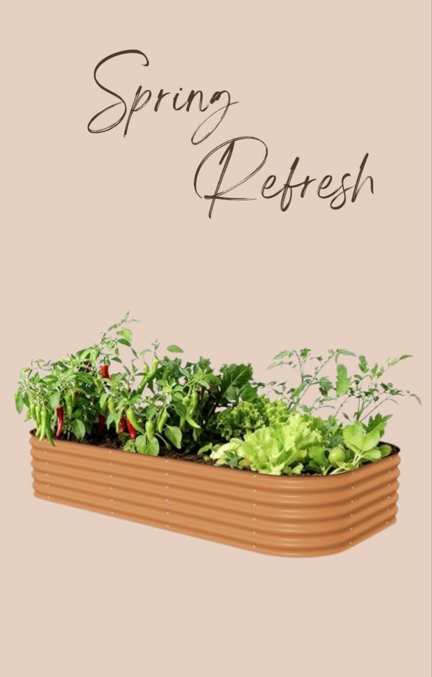 Spring planting starts now 🌱
Obsessed with this raised planter