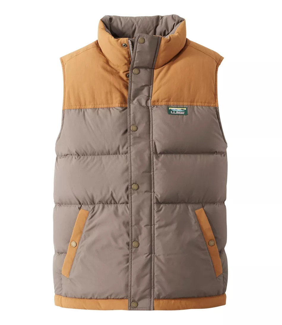 Men's Mountain Classic Down Vest, Colorblock | L.L. Bean
