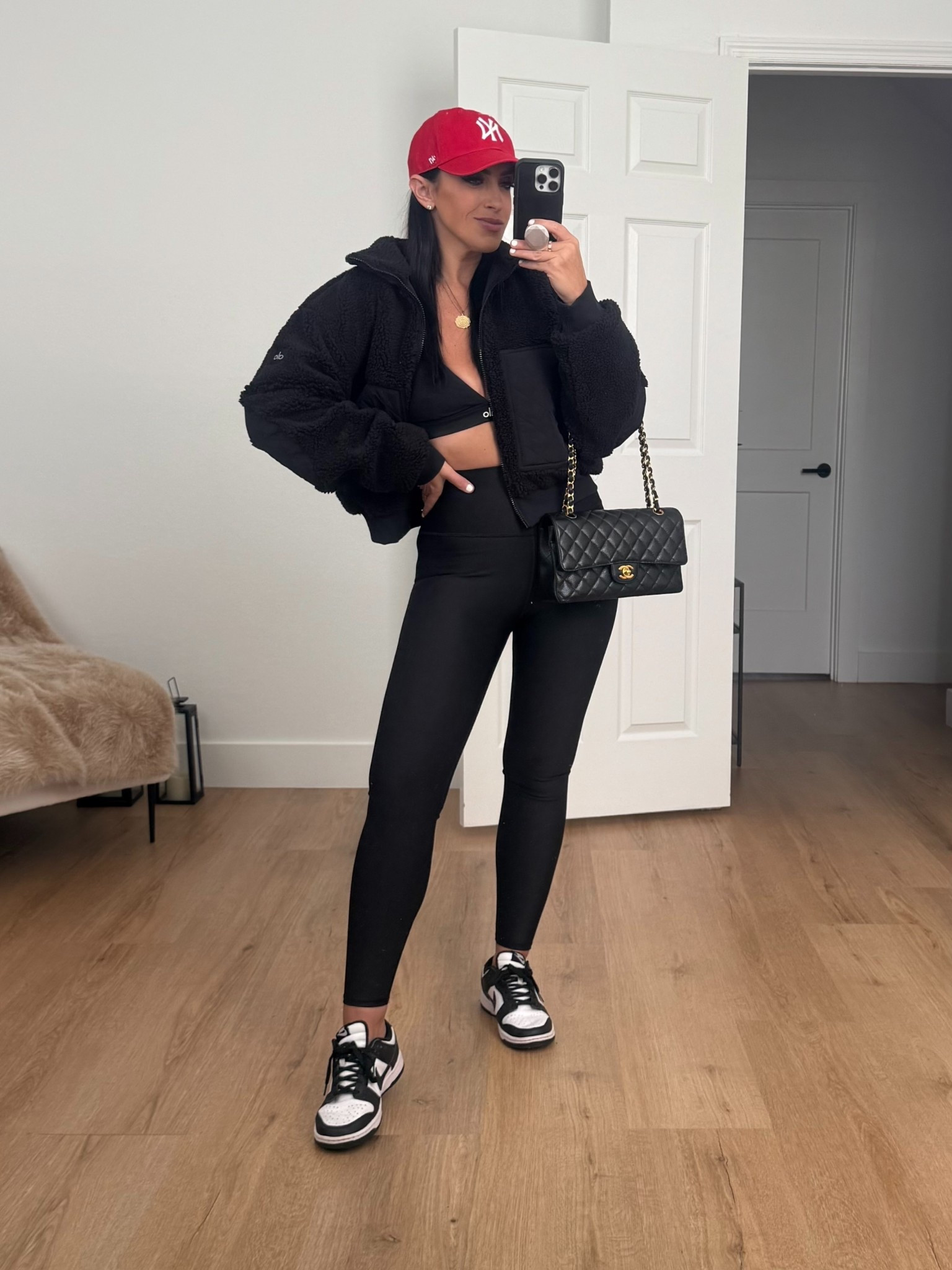 Alo Sherpa Edge Bomber. Alo Splendor Bra. 