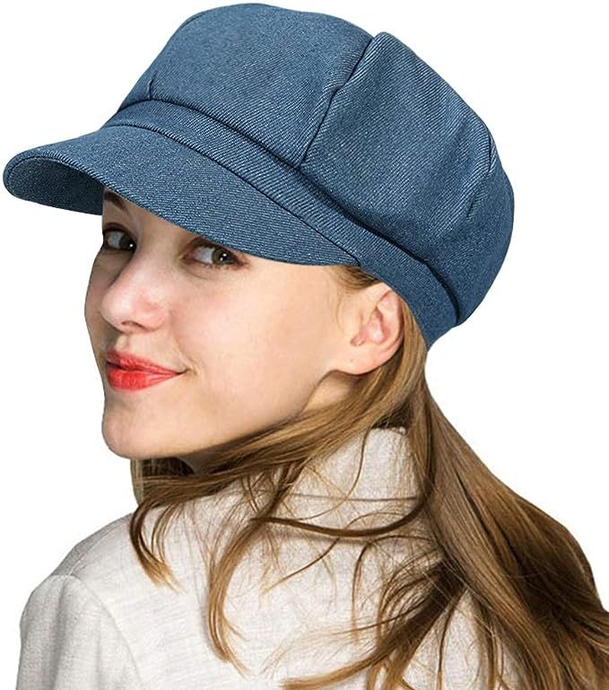 WETOO Womens Peaked Newsboy Cap for Women | Amazon (US)